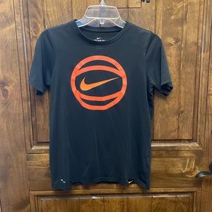 Nike boys T-shirt, basketball, size L, color: black